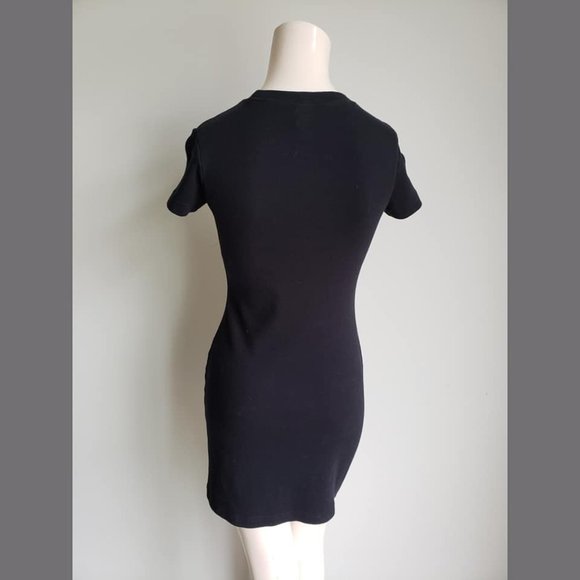 Guess Beaded Logo T-Shirt Dress - Picture 6 of 7